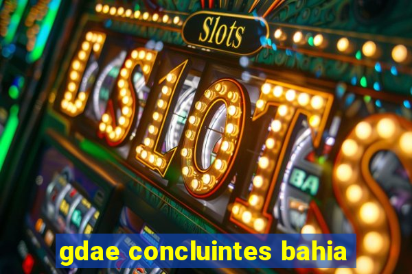 gdae concluintes bahia